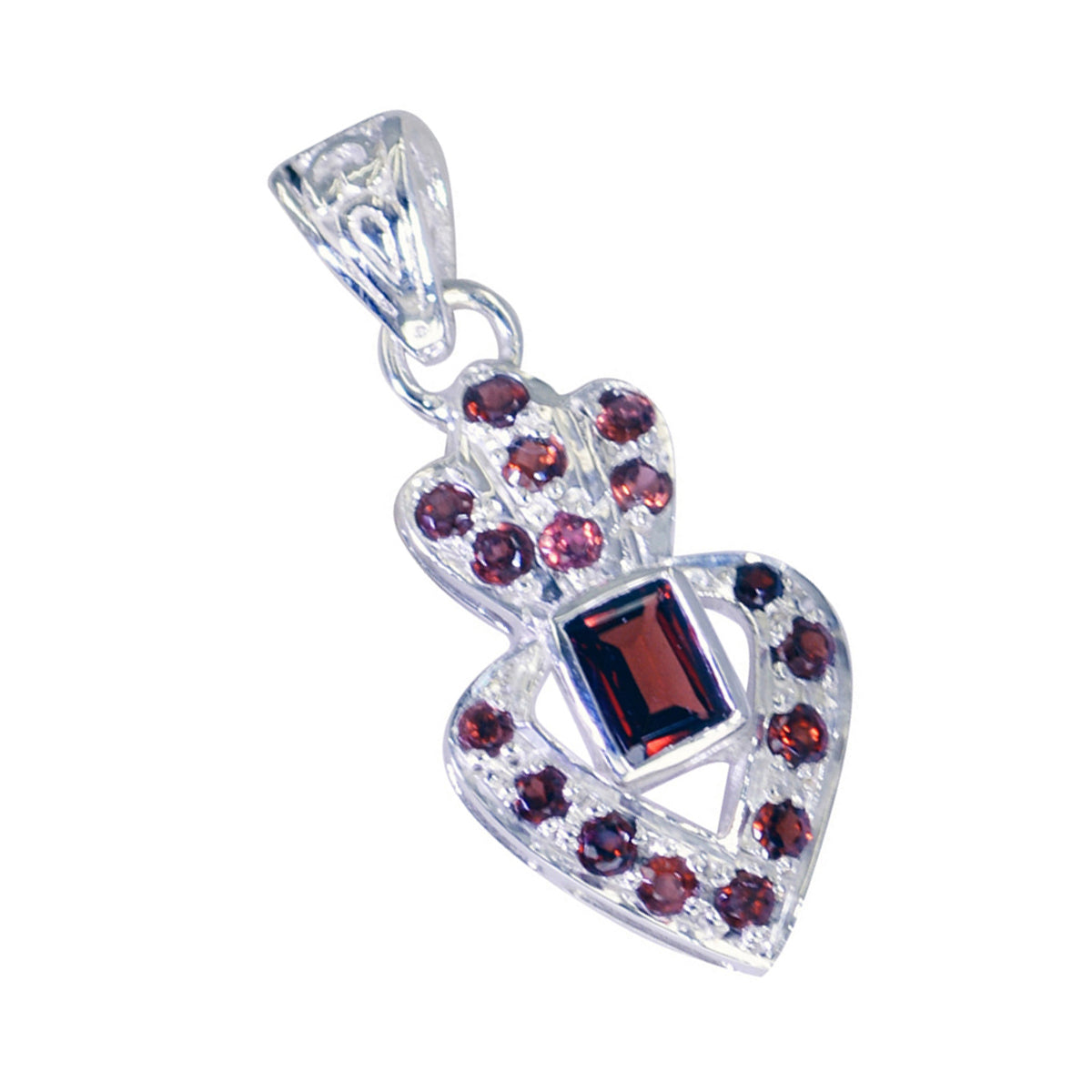 Ana Red Luxurious Featherlight Pendant