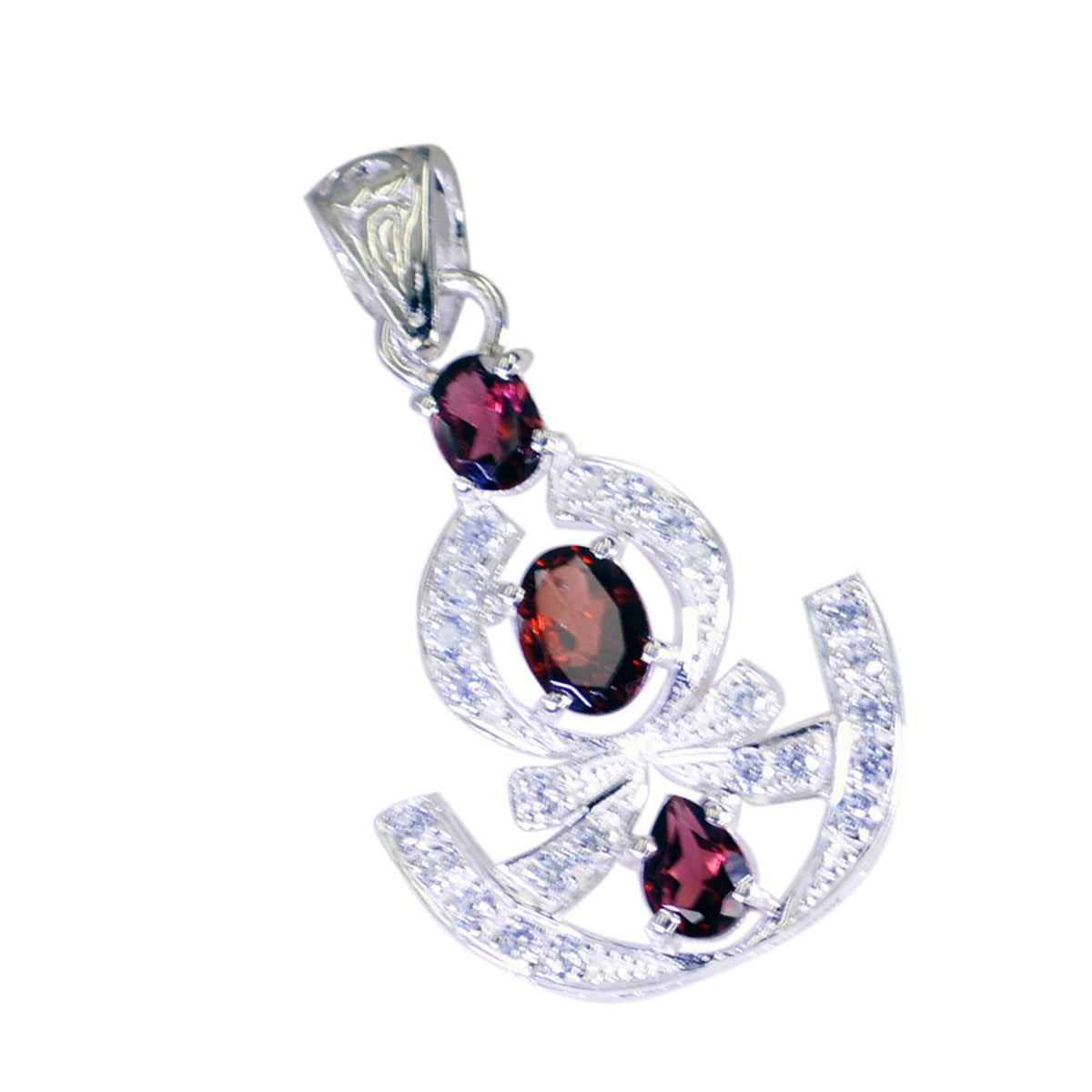 Charlotte Red wedding Classic Pendant