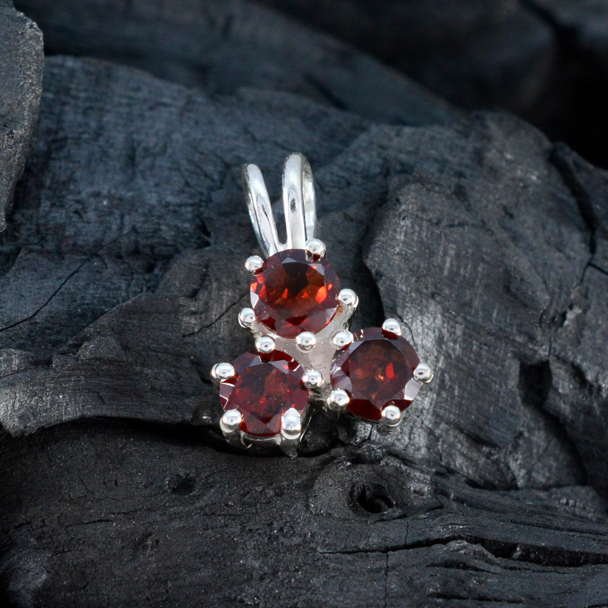 Alina Red Graceful Delicate Pendant
