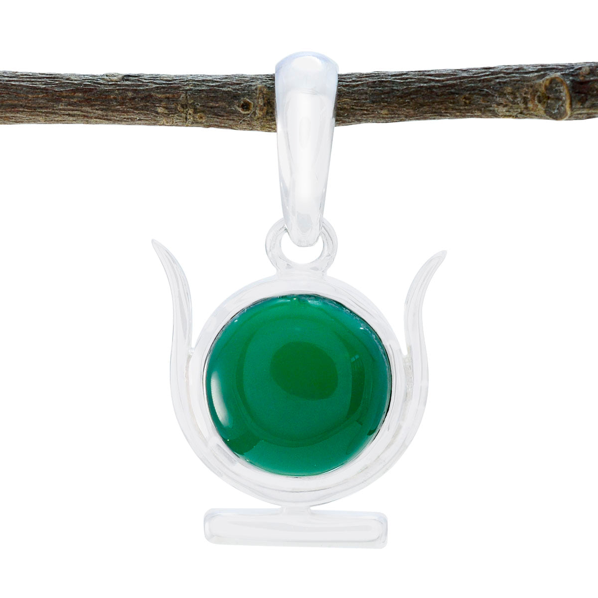 Kennedy Green Luxurious Delicate Pendant Green Onyx Green Green