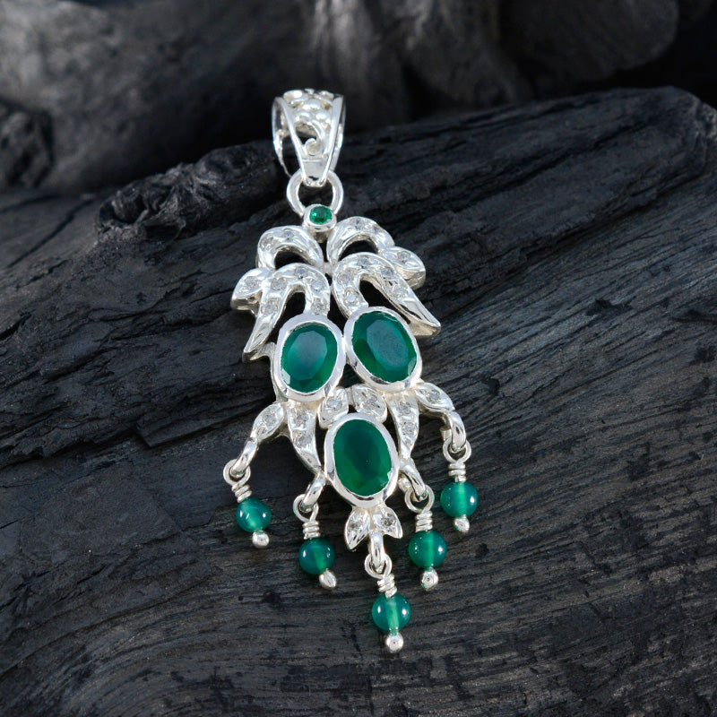 Zoey Green Armor Featherlight Pendant