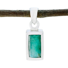 Sophia Green Eternity Delicate Pendant Indian Emerald Green Green