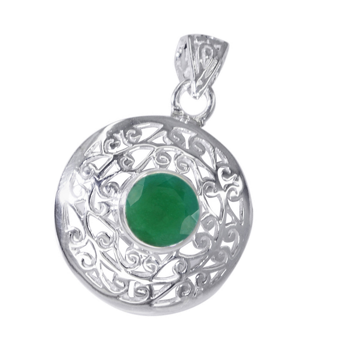 Luisa Green antique Statement Pendant