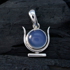 Laura Blue Glamorous Delicate Pendant