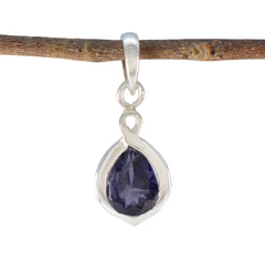 Li Lee Blue Bubble Elegant Pendant Iolite Blue Blue