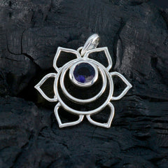 Ida Blue Rope-Wire Dainty Pendant