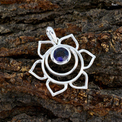 Ida Blue Rope-Wire Dainty Pendant