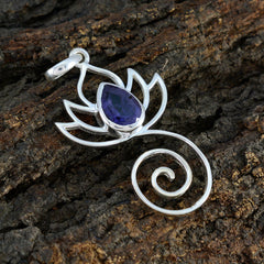 Dayana Blue Rope-Wire Dainty Pendant