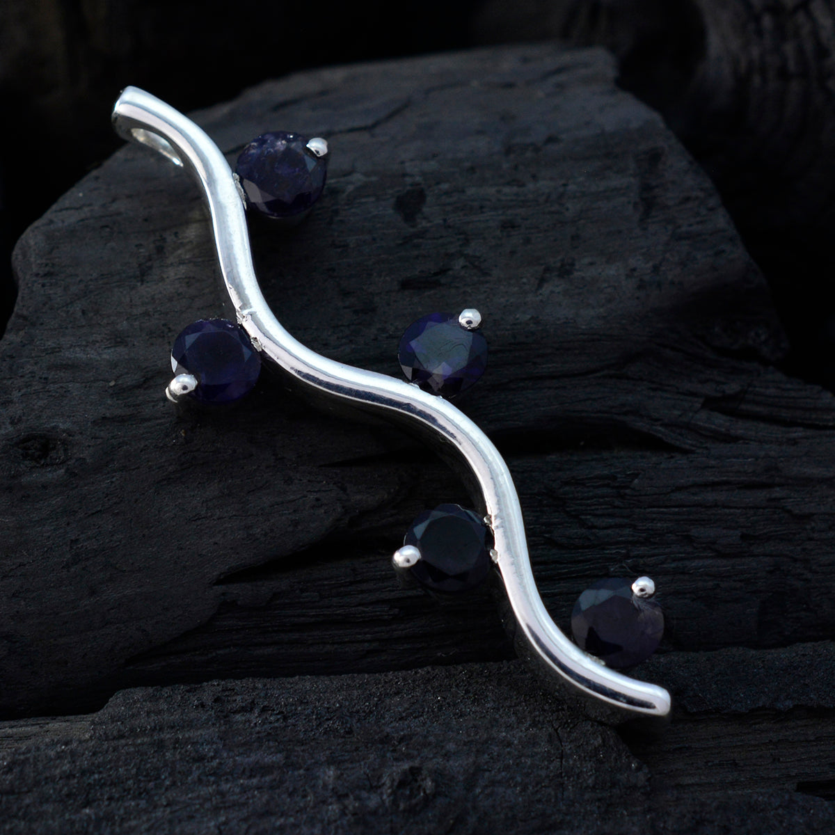 Kennedy Blue Heart Tiny Pendant