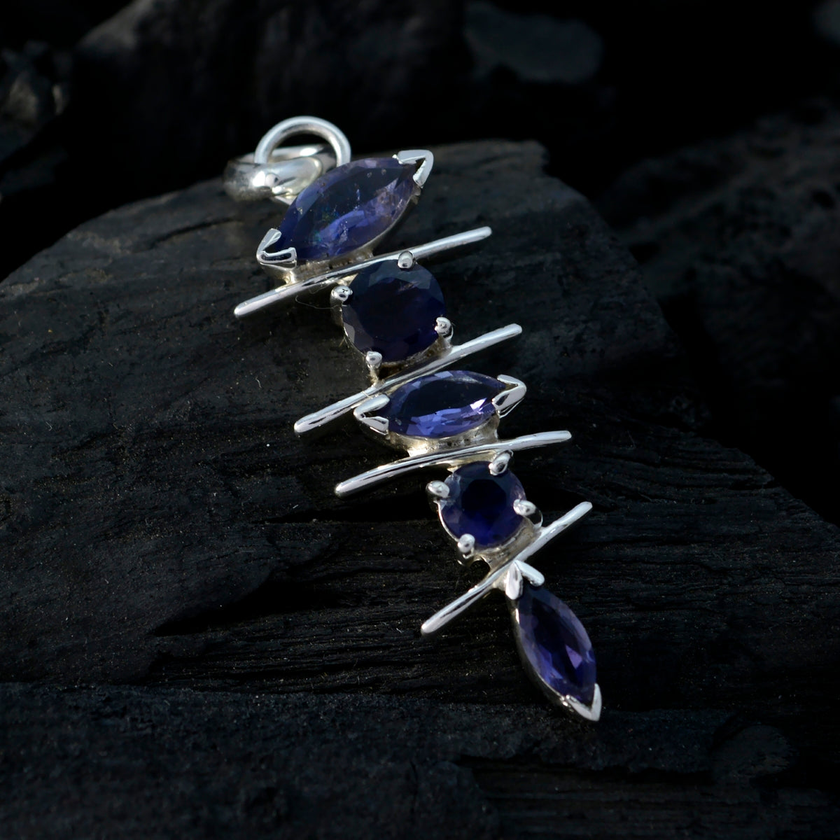 Camila Blue Cocktail Featherlight Pendant