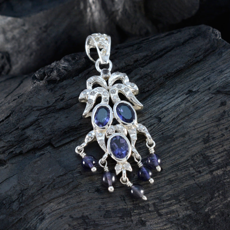 Yasmin Blue Signet Featherlight Pendant
