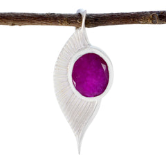 Katarina Red Modern Dainty Pendant Indian Ruby Red Red