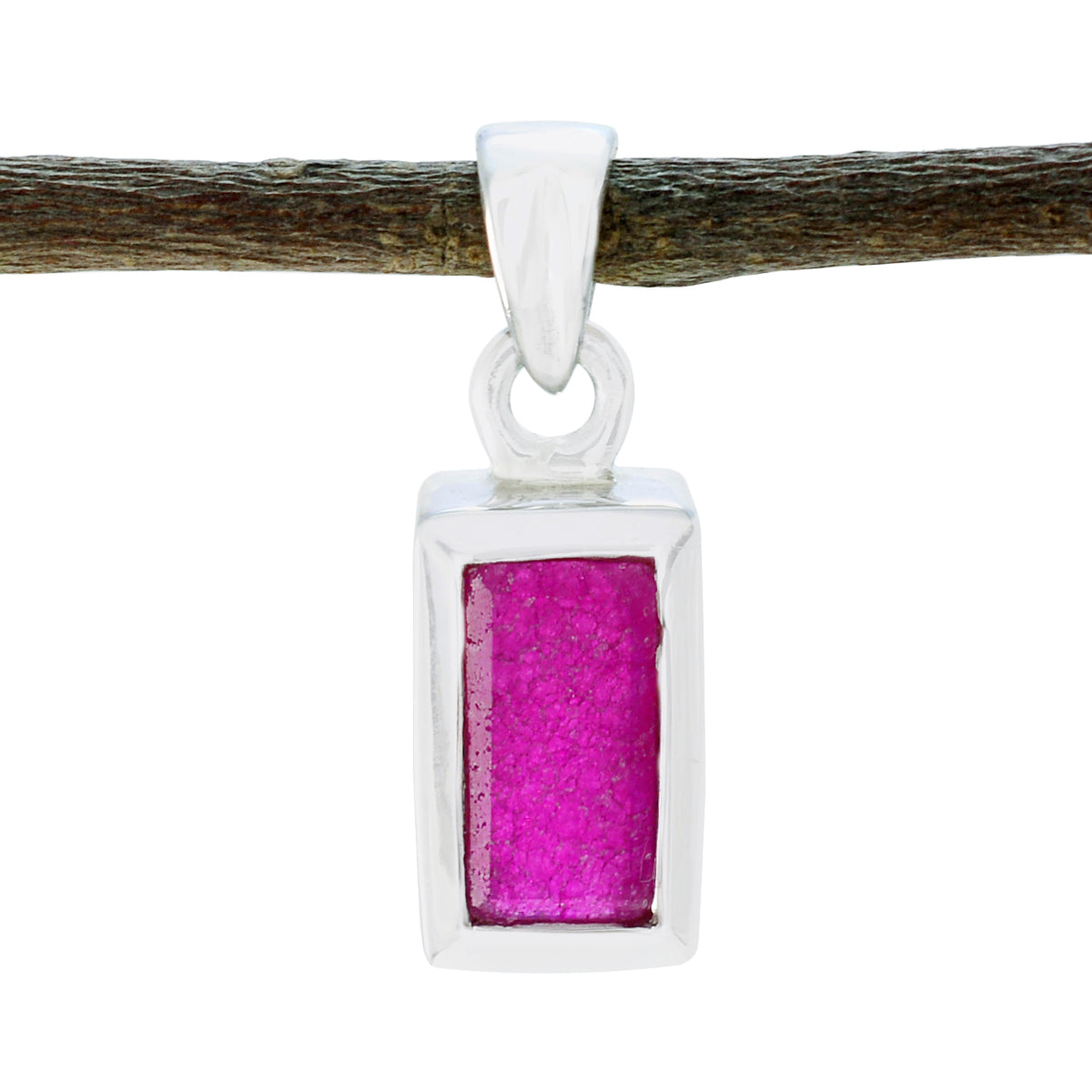 Stella Red Heart Delicate Pendant Indian Ruby Red Red