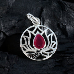 Chloe Red Rope-Wire Dainty Pendant