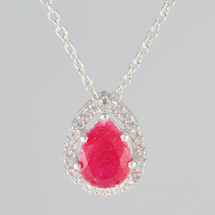 Zoey Red propsel Dainty Pendant