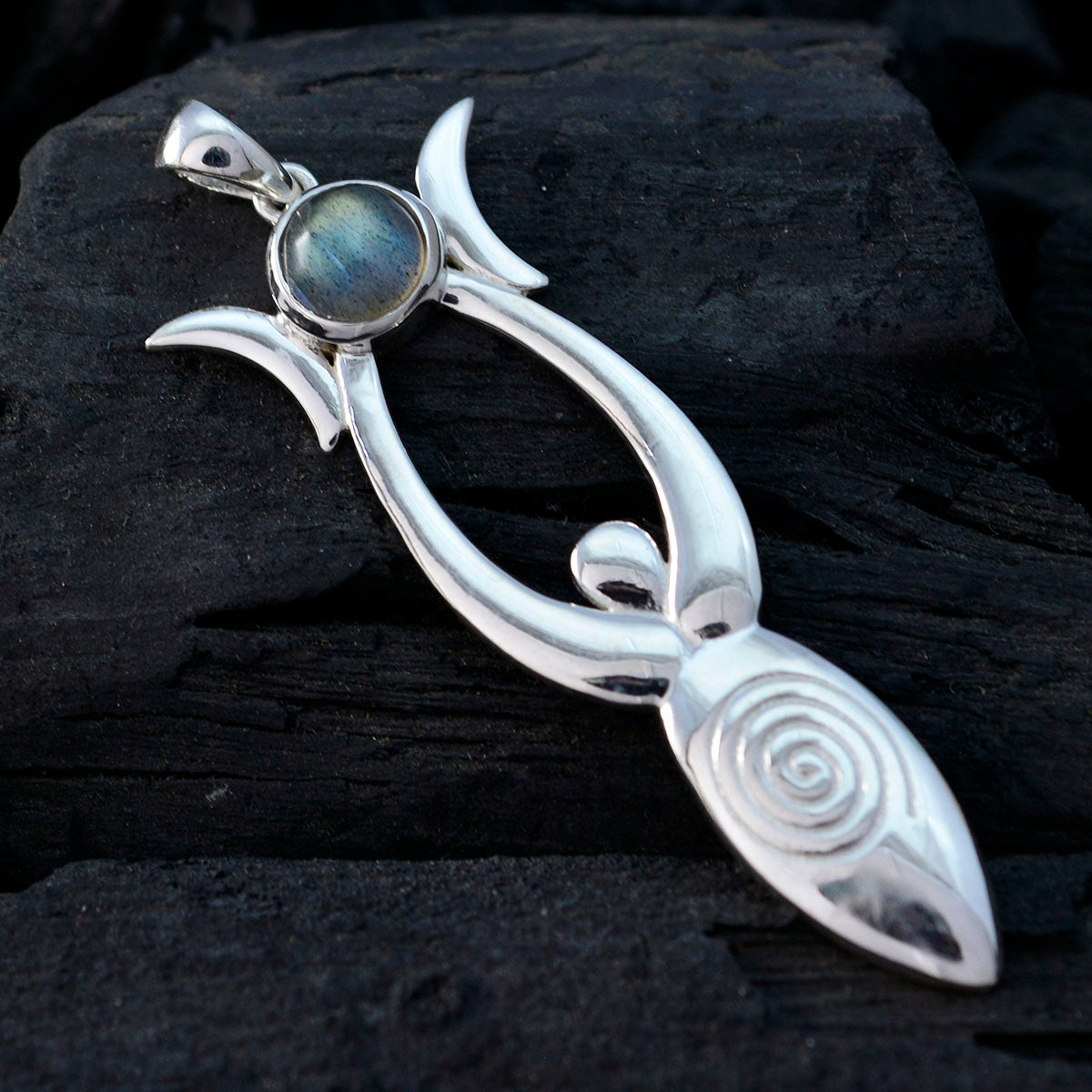 Emilia Grey Love Tiny Pendant