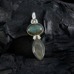 Freya Grey Heart Whisper-thin Pendant