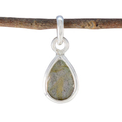 Soo-jin Grey Modern Elegant Pendant Labradorite Grey Grey