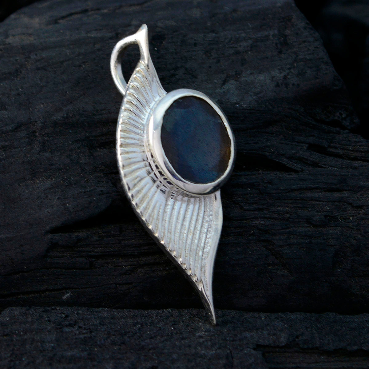 Kennedy Grey Abstract Dainty Pendant