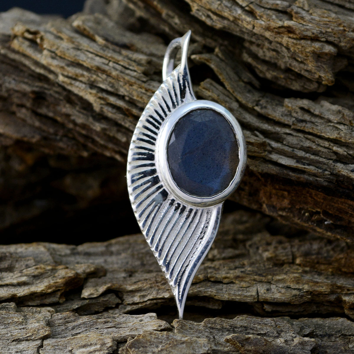 Kennedy Grey Abstract Dainty Pendant