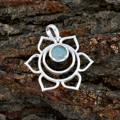 Inès Grey Rope-Wire Dainty Pendant