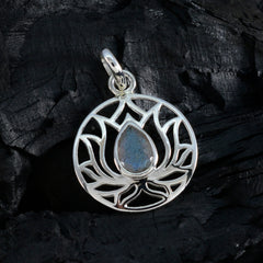 Claire Grey Rope-Wire Dainty Pendant