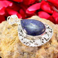 Joaquina Blue Rope-Wire Statement Pendant