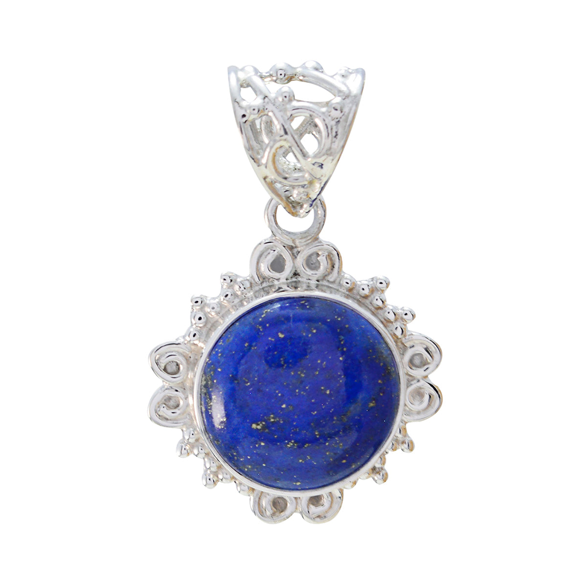 Lucia Blue Rope-Wire Tiny Pendant Lapis Lazuli Blue Blue