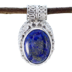 Zoey Blue Rope-Wire Edgy Pendant