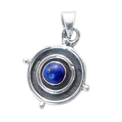 Carla Blue Rope-Wire Featherlight Pendant