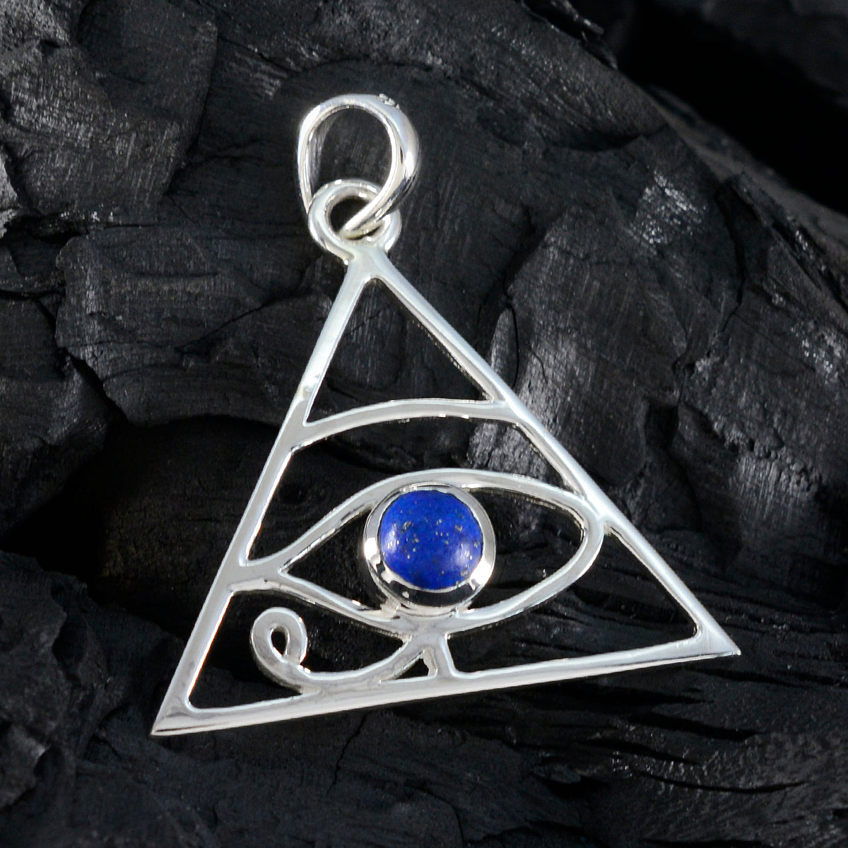 Isabella Blue Rope-Wire Whisper-thin Pendant