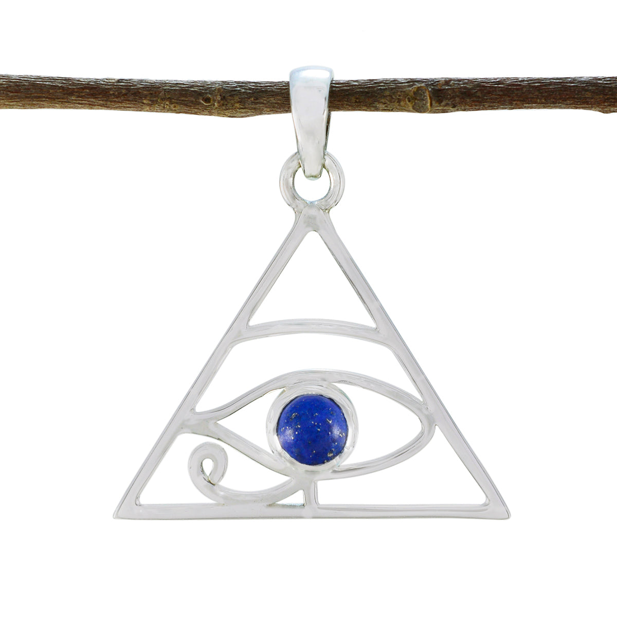 Isabella Blue Rope-Wire Whisper-thin Pendant Lapis Lazuli Blue Blue