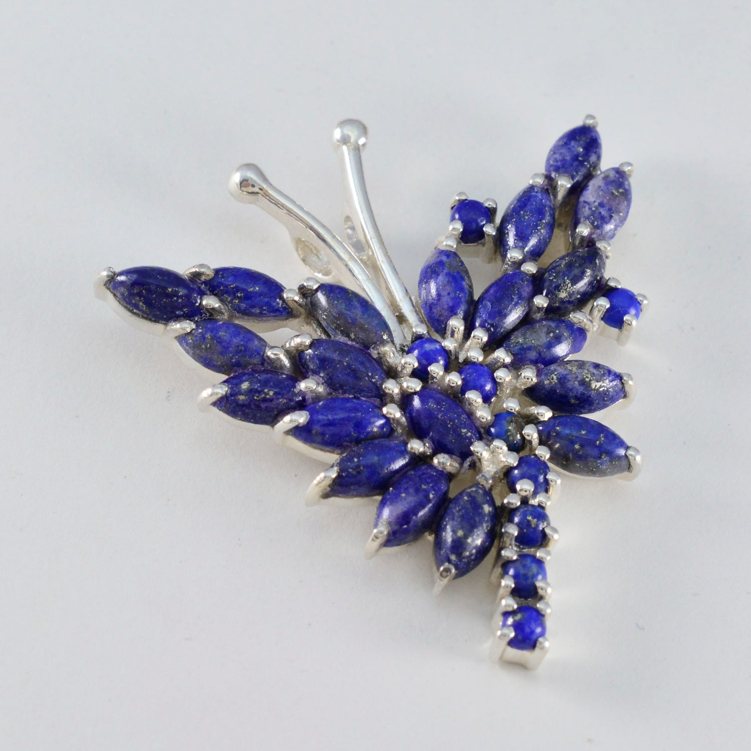 Agnes Blue Glamorous Statement Pendant