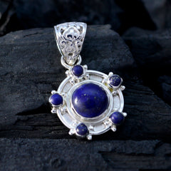 Luna Blue Contemporary Tiny Pendant