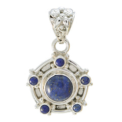 Luna Blue Contemporary Tiny Pendant
