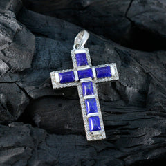 Yasmin Blue Contemporary Tiny Pendant