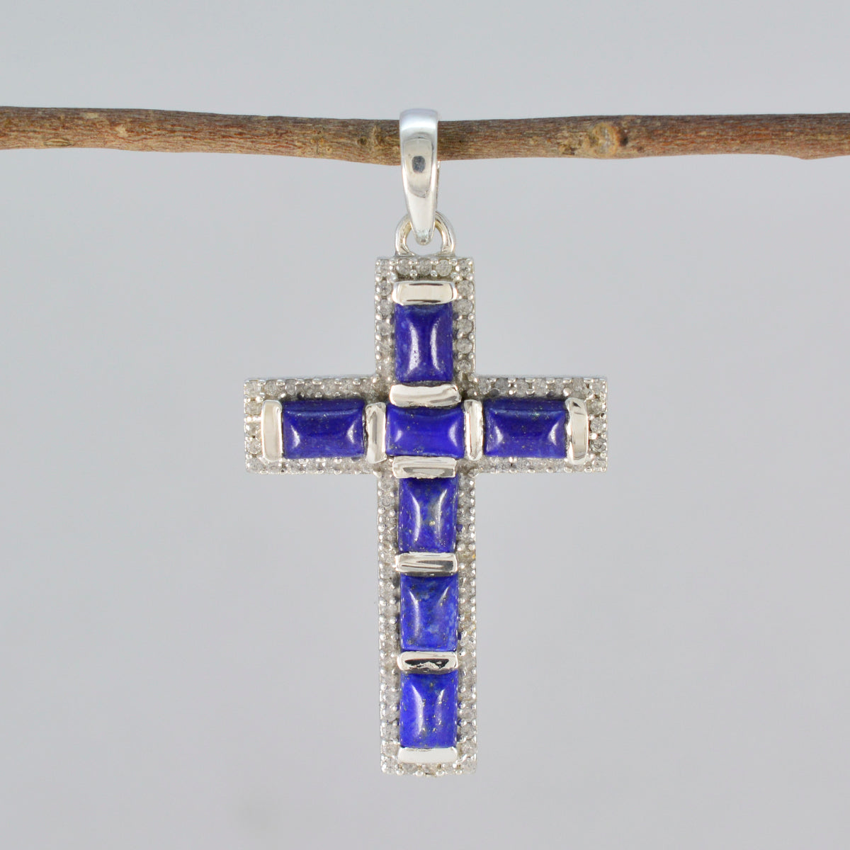 Yasmin Blue Contemporary Tiny Pendant