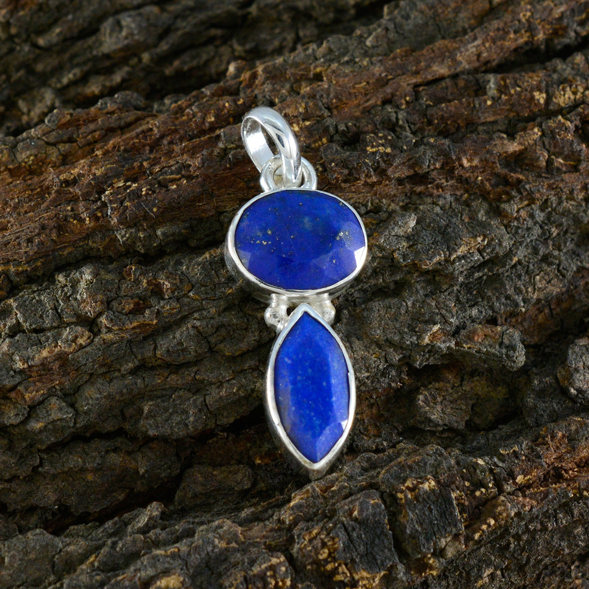 Genesis Blue Modern Whisper-thin Pendant