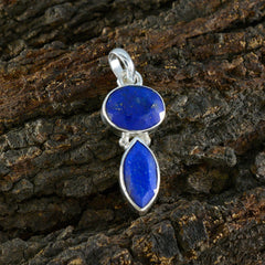 Genesis Blue Modern Whisper-thin Pendant