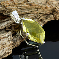 Valentina Yellow Ethnic Statement Pendant