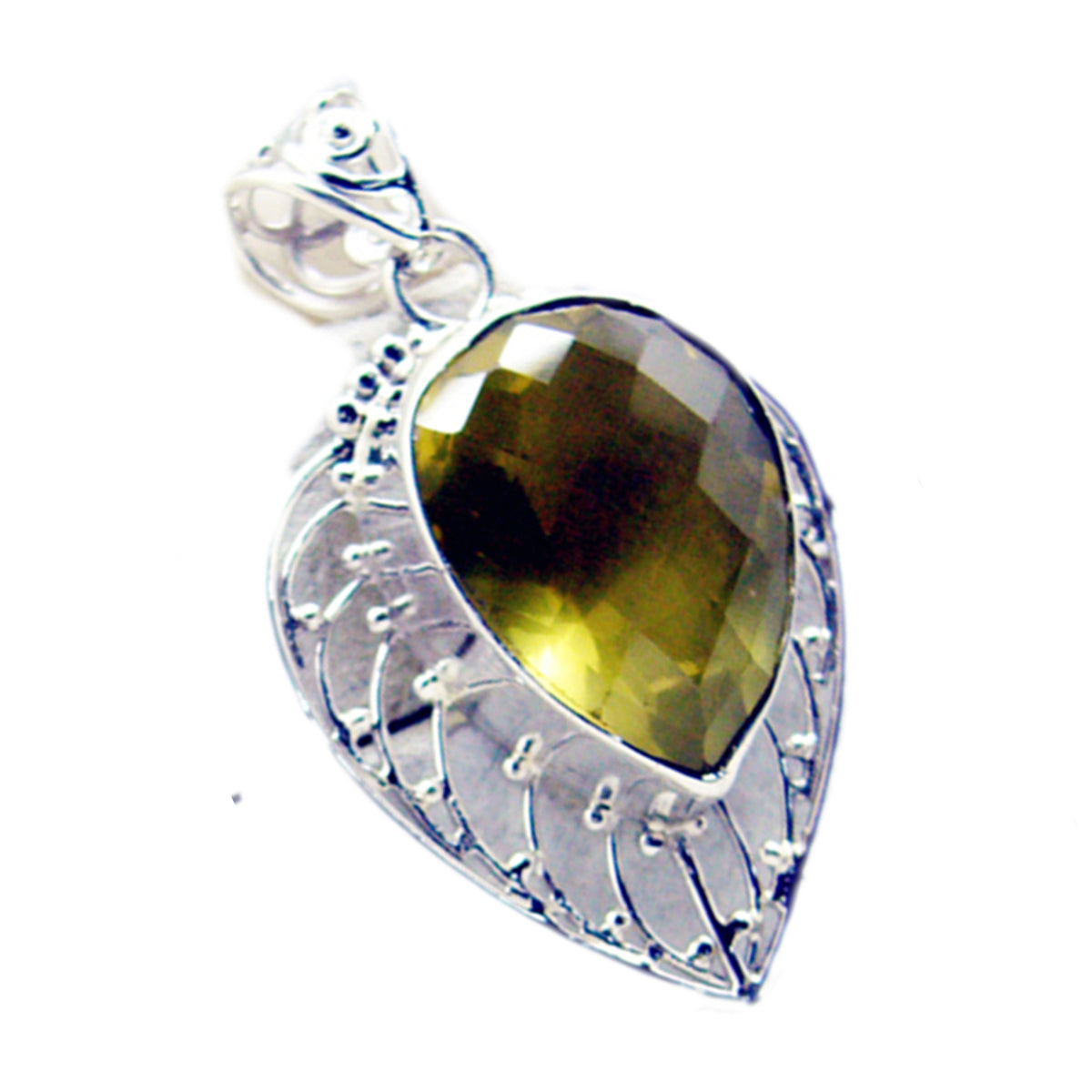 Mila Yellow Rope-Wire Chunky Pendant