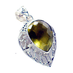 Mila Yellow Rope-Wire Chunky Pendant