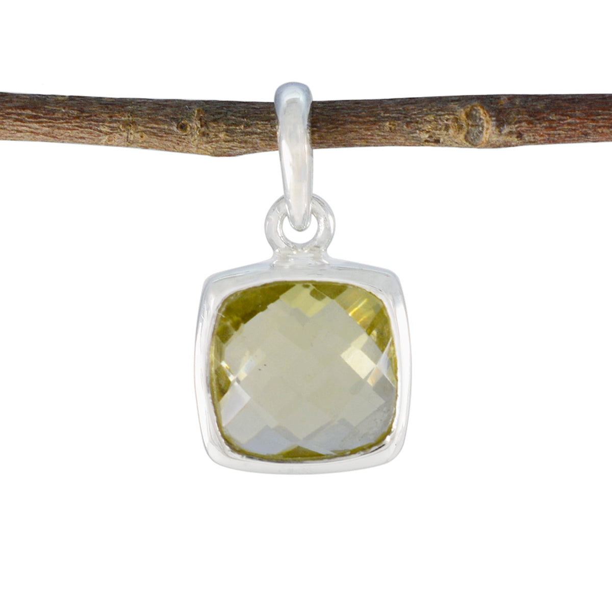 Olivia Yellow Feminine Dainty Pendant Lemon Quartz Yellow Yellow