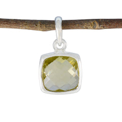 Olivia Yellow Feminine Dainty Pendant Lemon Quartz Yellow Yellow
