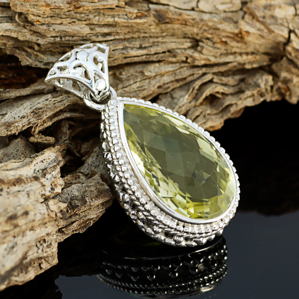 Audrey Yellow Feminine Featherlight Pendant