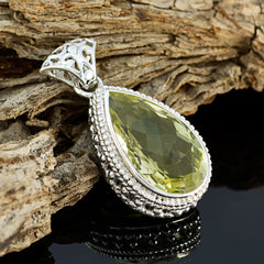 Audrey Yellow Feminine Featherlight Pendant