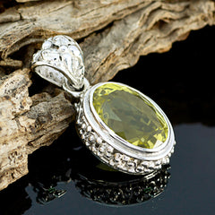 Abigail Yellow Rope-Wire Chunky Pendant