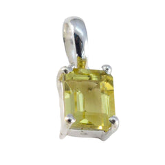Victoria Yellow Feminine Dainty Pendant Lemon Quartz Yellow Yellow