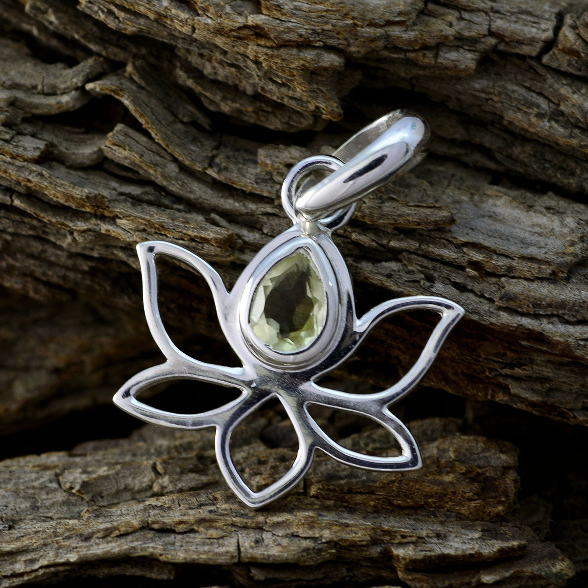 Li Lee Yellow Rope-Wire Elegant Pendant