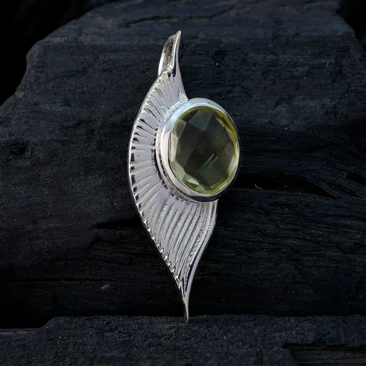 Laura Yellow Trendy Dainty Pendant